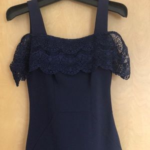 ASOS navy blue dress